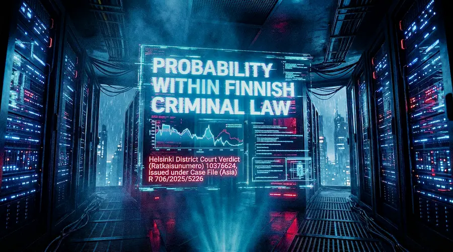 Helsinki District Court verdict 10376624 analysis: Probability within Finnish criminal law.