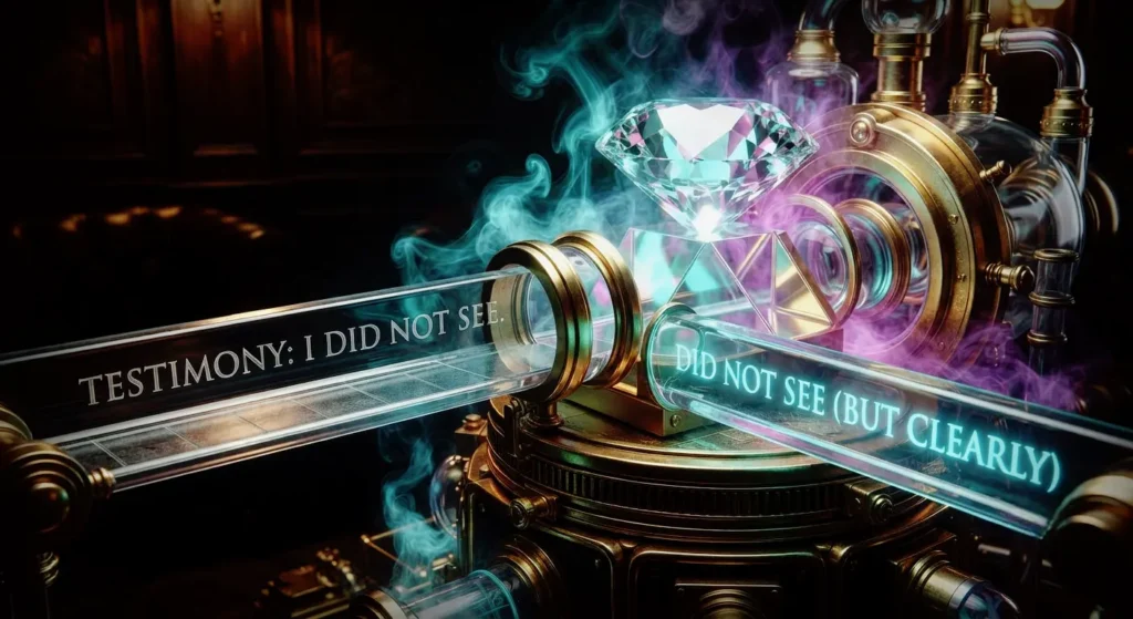 The textual transmutation engine. Evidence analysis.