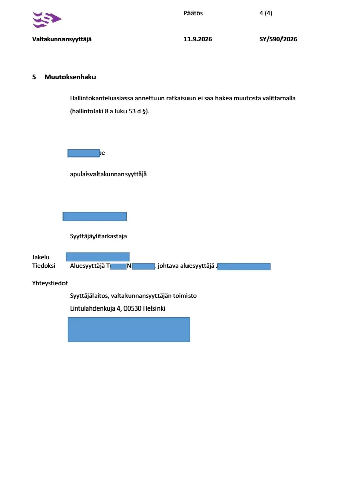 Prosecutor General Decision SY/590/2026 - Page 4