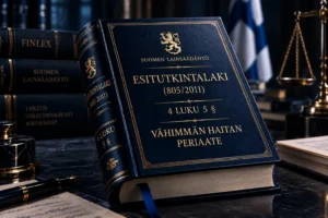 Esitutkintalaki (805/2011), 4 luku 5 § — Vähimmän haitan periaate