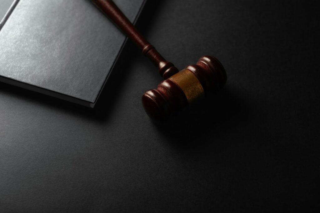 Gavel and legal documents representing a criminal pre-trial record and judicial review.